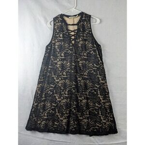 Liberty Love Womens Dress Size 2XL Nylon Blend Black
